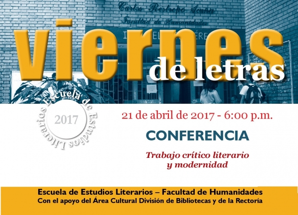 Viernes de Letras con Fernando Cruz Kronfly