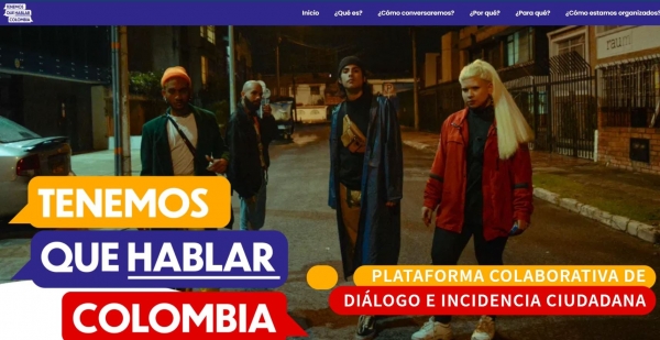Tenemos que Hablar Colombia, plataforma colaborativa de dialogo e incidencia ciudadana