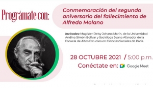 Conmemoraci&oacute;n del segundo aniversario de la muerte de Alfredo Molano