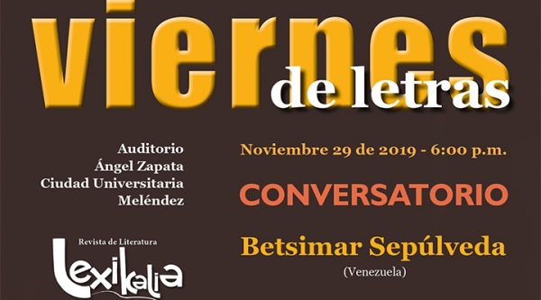 viernes de letras con Betsimar Sep&uacute;lveda