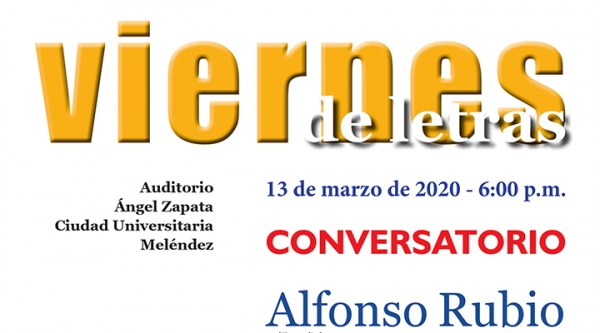 Viernes de Letras con Alfonso Rubio
