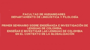 Primer Seminario sobre ense&ntilde;anza e investigaci&oacute;n de lenguas de Colombia