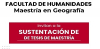 Sustentaci&oacute;n Maestr&iacute;a en Geograf&iacute;a