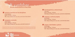 Conversatorios en L&iacute;nea Caf&eacute; &amp; Palabras