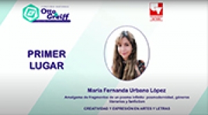 Mar&iacute;a Fernanda Urbano, Primer puesto en el Concurso Nacional Otto de Greiff