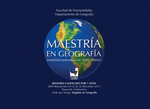 Proximamente abiertas inscripciones Maestr&iacute;a en Geograf&iacute;a