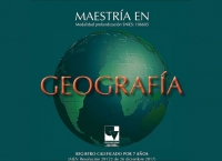Abiertas inscripciones a la Maestr&iacute;a en Geograf&iacute;a