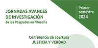 Jornadas de Avances de Investigaci&oacute;n de los Estudiantes de Postgrados en Filosof&iacute;a