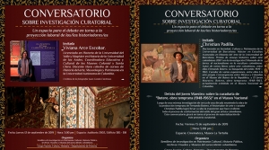 Conversatorios sobre investigaci&oacute;n curatorial