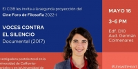 Cine-Foro de Filosof&iacute;a: 'Voces contra el silencio'