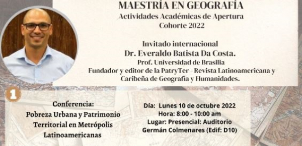 Actividades Acad&eacute;micas de Apertura de la cohorte 2022