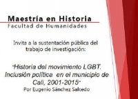 Historia del movimiento LGBT. Inclusi&oacute;n pol&iacute;tica  en el municipio de Cali, 2001-2015