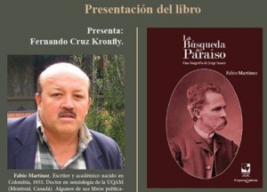 Presentaci&oacute;n del libro:La b&uacute;squeda del para&iacute;so de Fabio Martinez