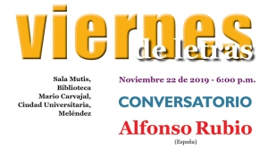 Viernes de Letras con Alfonso Rubio