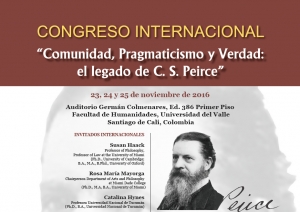 Congreso internacional "Comunidad, Pragmaticismo y Verdad