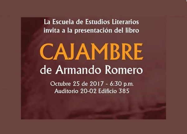 Presentaci&oacute;n de la novela "Cajambre"