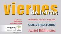 Viernes de Letras con Azriel Bibliowicz