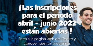 El Centro de Lenguas y Culturas, Inscripciones en la Sede Cali Abril - Junio 2022
