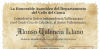 Distinci&oacute;n a profesor Alfonso Valencia