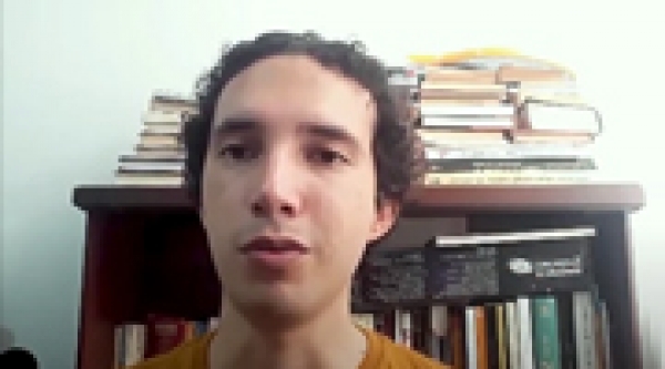 Daniel Alejandro Collazos Camilo, ganador del primer lugar del Premio Caminos de la Libertad