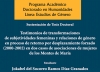 Testimonios de transformaciones de subjetividades femeninas y relaciones de g&eacute;nero en proceso de retorno por desplazamiento forzado (2000-2002) en dos casos de asociaciones de mujeres de los Montes de Mar&iacute;a