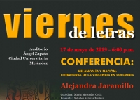 VIERNES DE LETRAS CON ALEJANDRA JARAMILLO