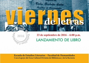 Mar&iacute;a Antonieta G&oacute;mez Goyeneche en Viernes de Letras