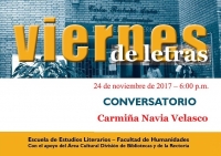 Viernes de Letras con Carmi&ntilde;a Navia