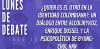 Lunes de debate: filosof&iacute;a en la Ciudad