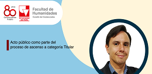 Acto p&uacute;blico de ascenso a Categor&iacute;a T&iacute;tular