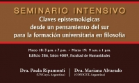 CLAVES EPISTEMOL&Oacute;GICAS DESDE UN PENSAMIENTO DEL SUR PARA LA FORMACI&Oacute;N UNIVERSITARIA EN FILOSOF&Iacute;A&rsquo;