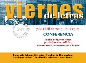 Viernes de Letras con  Rosalba Velasco