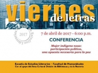 Viernes de Letras con  Rosalba Velasco