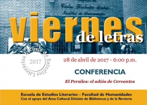 Viernes de Letras con &Aacute;lvaro Bautista Cabrera